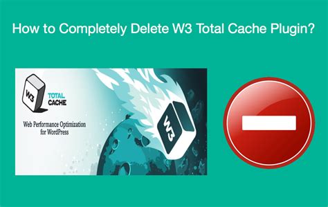 completely remove w3 total cache|How to Uninstall W3 Total Cache Manually (2023).